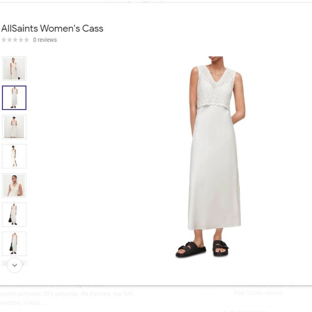 All Saints 2 in 1 Cass Dress